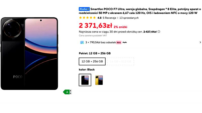 Aparaty w smartfonach
