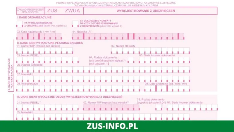 Dokumenty do wyrejestrowania