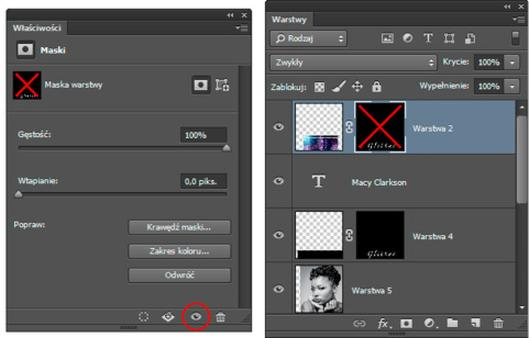 Photoshop odwracanie maski
